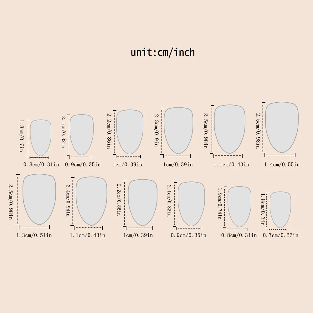 24 ongles pressés en forme d'amande pour femmes – Image 5