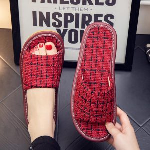 Chaussons antidérapants en coton pour  femmes