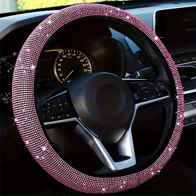 Housse de volant de voiture luxueuse et bling-bling - Extensible – Image 5
