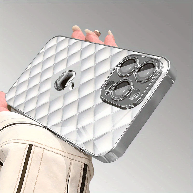 Coque de protection en verre trempé galvanisé avec motif imprimé, IPHONE – Image 7