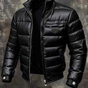 MAISON CLÉMENT PARIS™ | DOUDOUNE HOMME NOIR MATELASSÉE