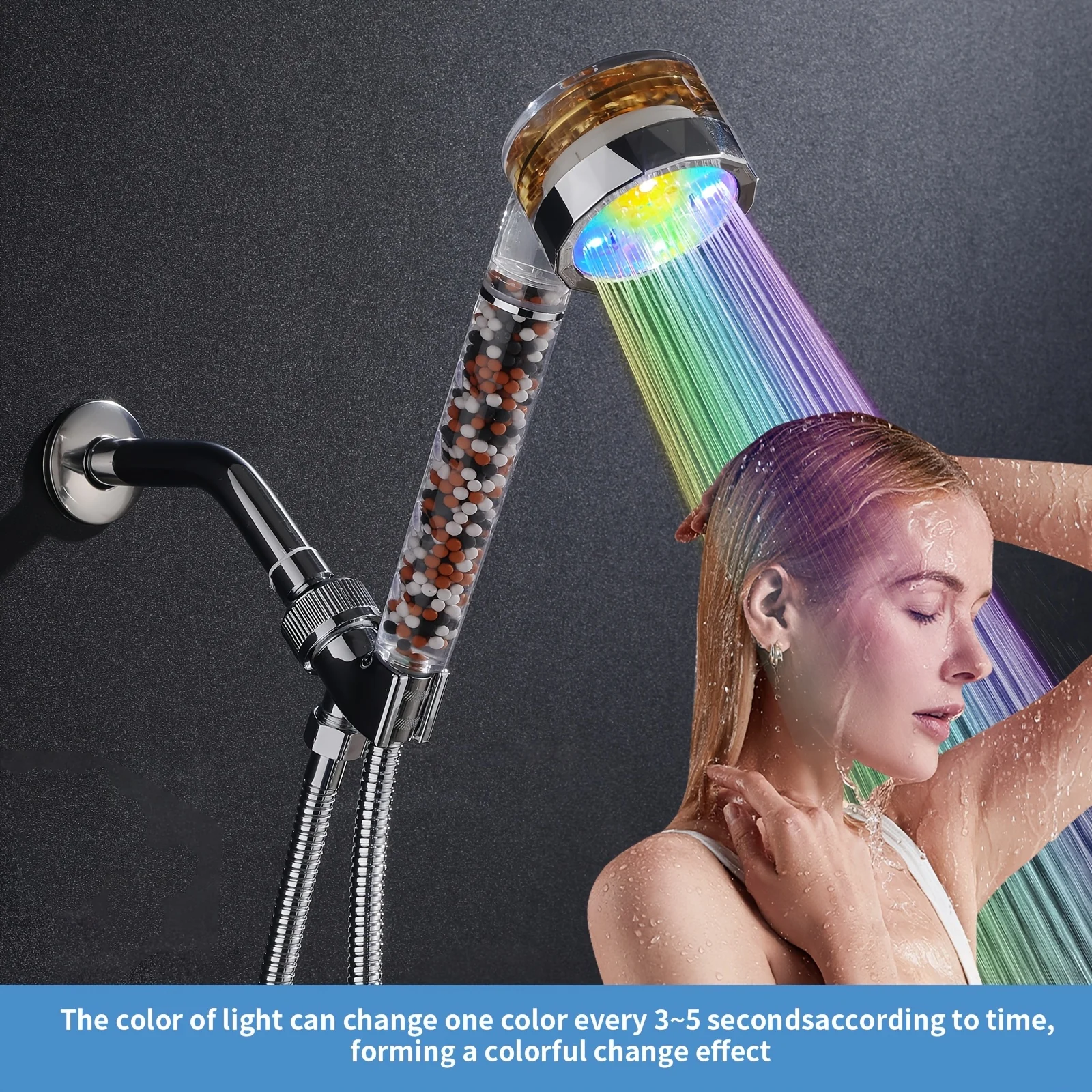 Ensemble de douche avec lumière LED – Image 2