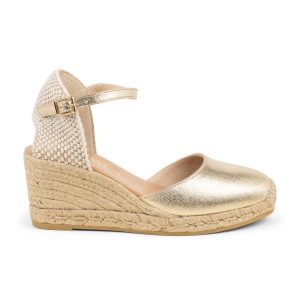 Sandales GLOBAL GAIMO Femme Or/Bronze