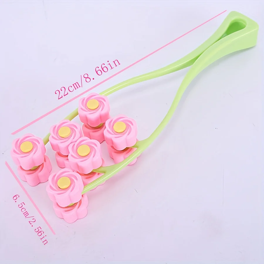 Appareil de massage facial, rouleau de massage en forme de fleur pour un visage raffermissant et tonifiant, outil de beauté – Image 6