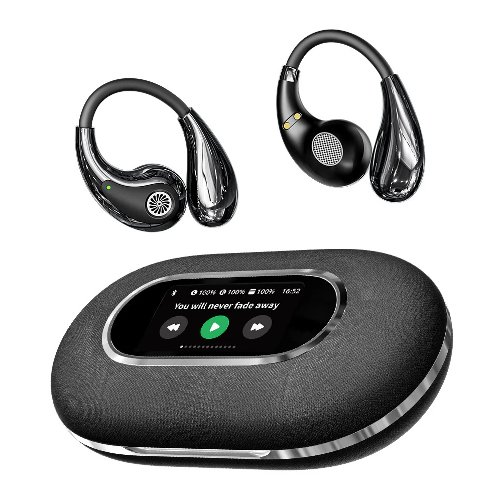 Casque Bluetooth sans fil à réduction de bruit avec écran – Image 3