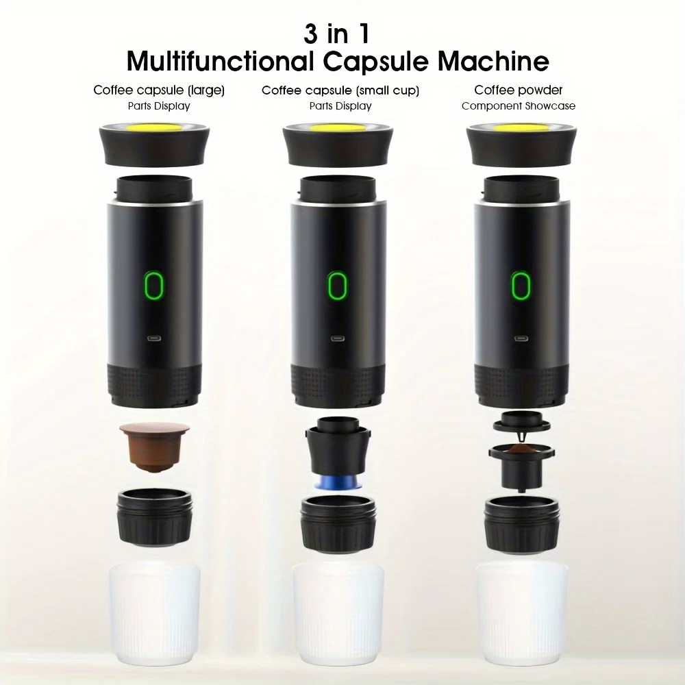 Machine à café expresso sans fil 3 en 1, portable – Image 4