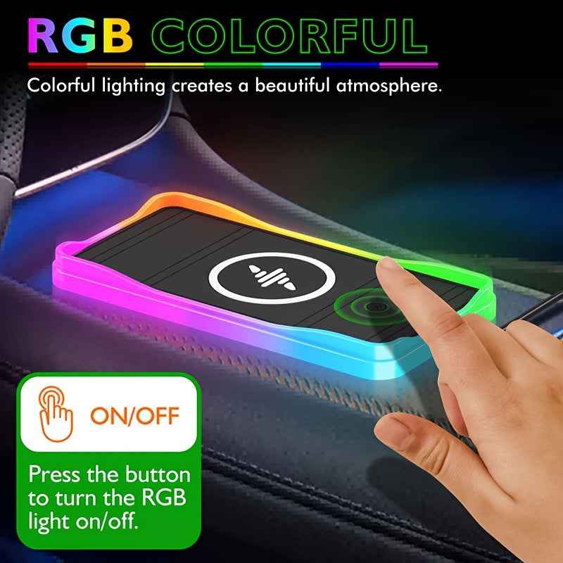 Chargeur sans fil AIREDGER 15 W RGB – Image 4