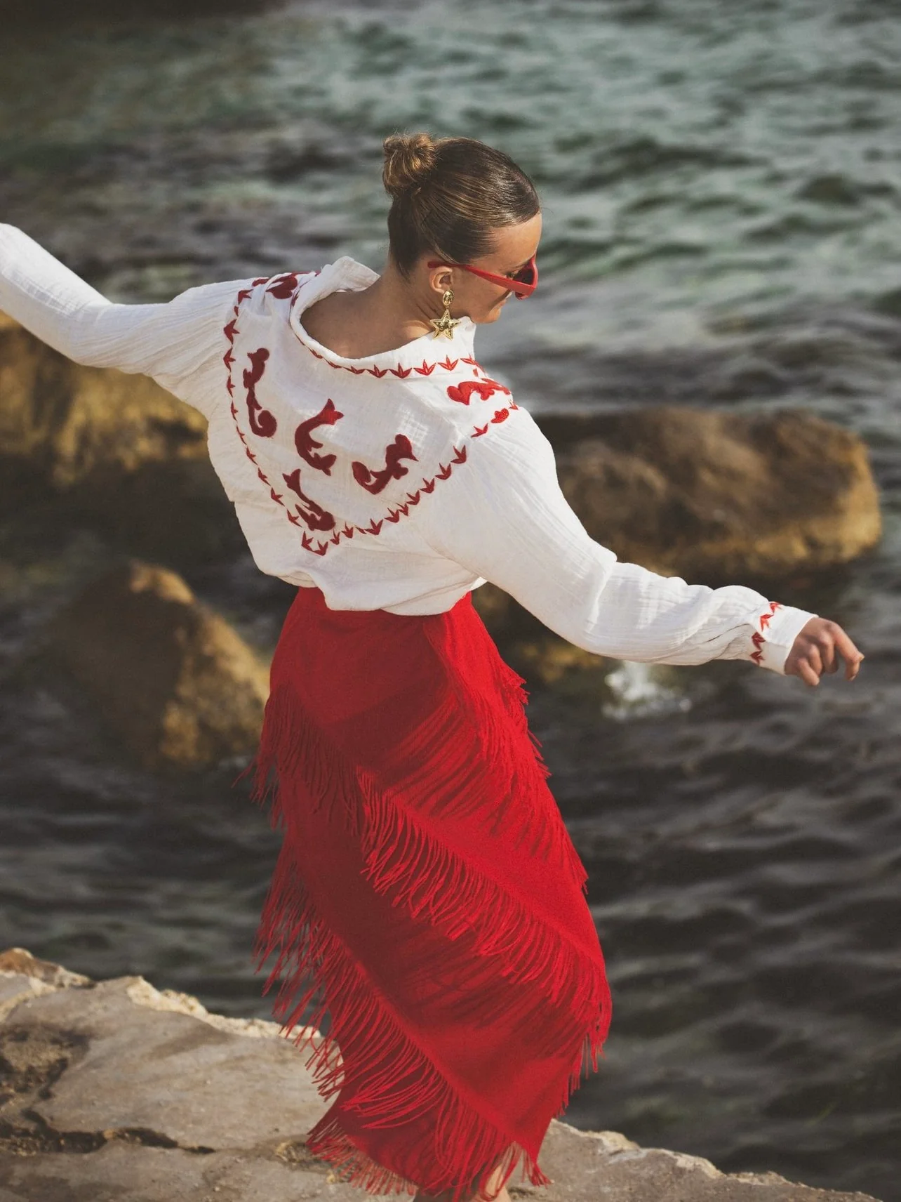 La jupe midi « Frane » - (Collection exclusive) – Image 2