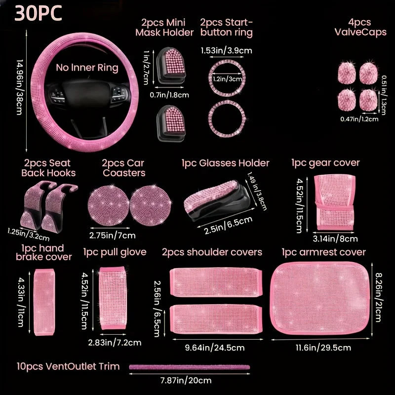 Accessoires auto - Ensemble de 30 pcs – Image 4