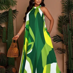 Robe longue de plage pensée pour les femmes grandes tailles