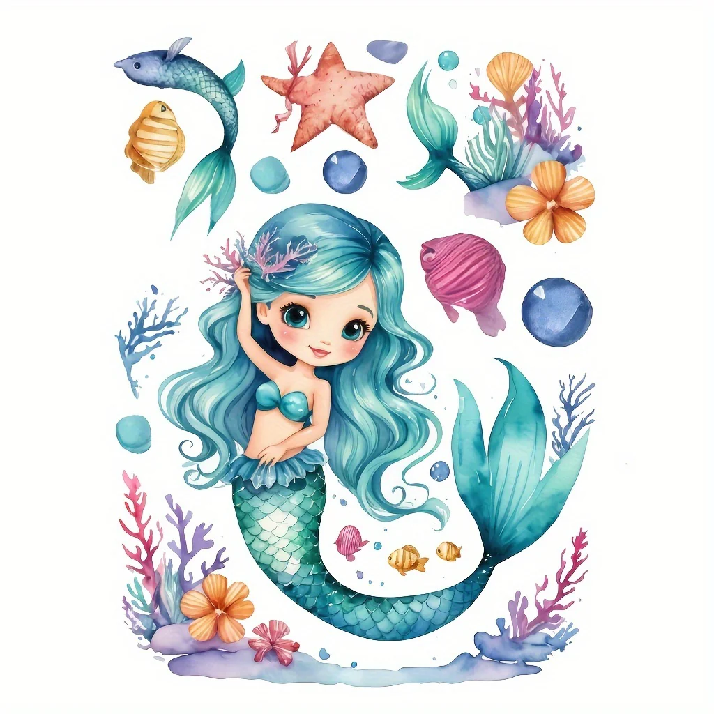 Autocollants phosphorescents sirène bleue – Image 9