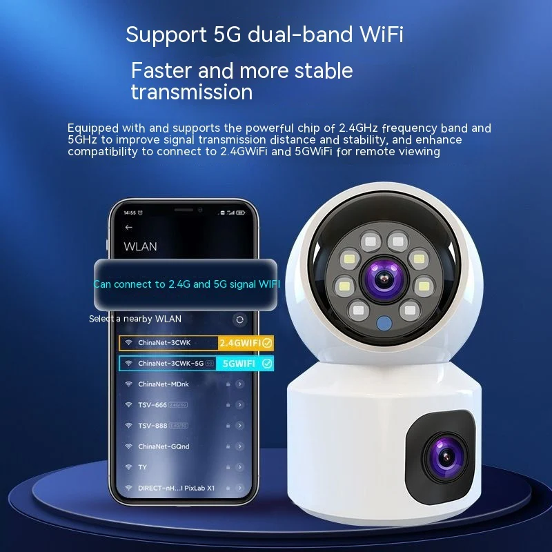 V380 double bande 5G à double caméra