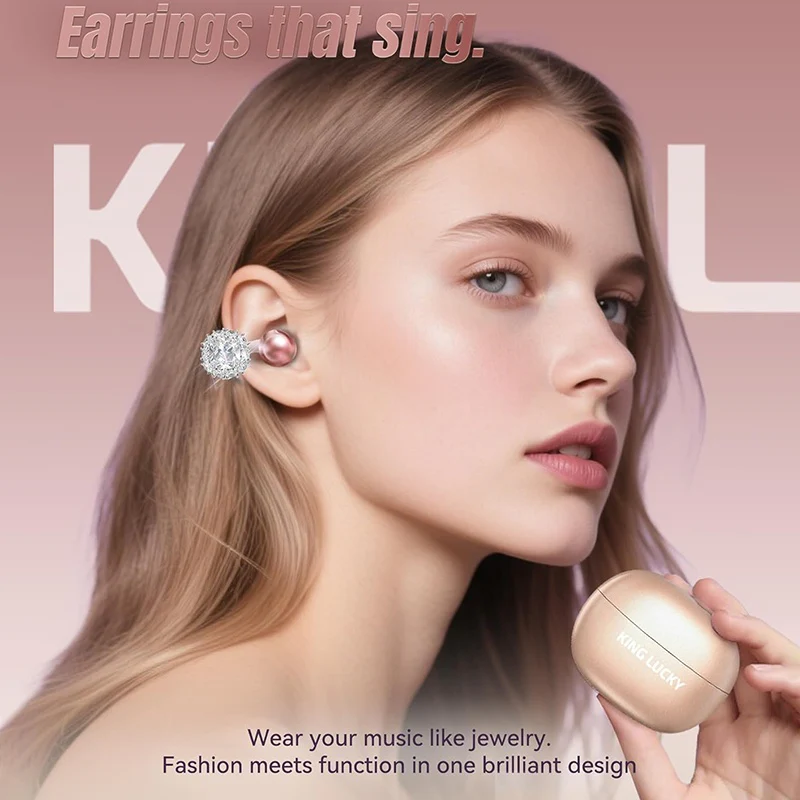 Écouteurs à clip Kinglucky, écouteurs ouverts sans fil, boucles d'oreilles – Image 7