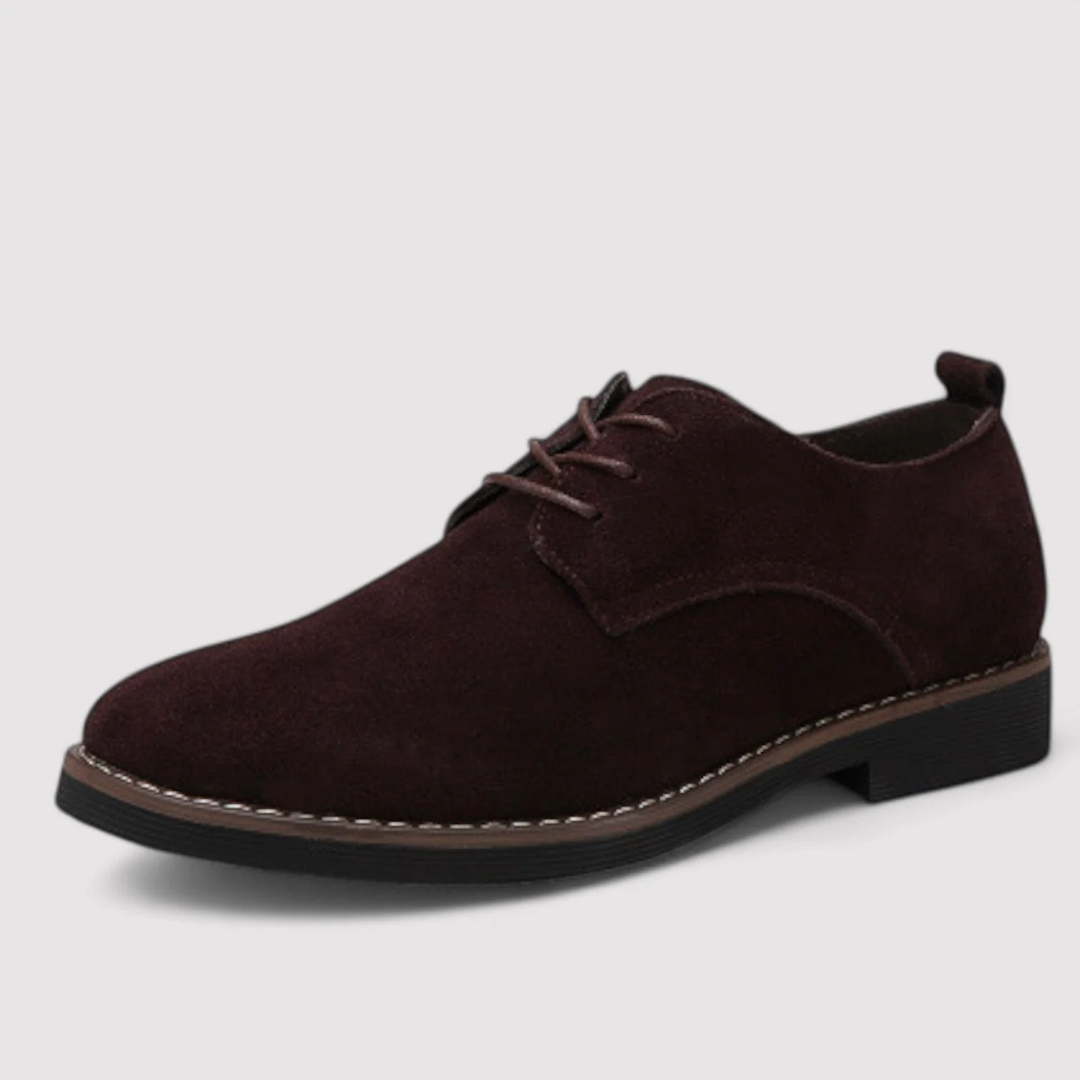 Caspian – Chaussures décontractées à lacets en suède – Chaussures classiques pour hommes – Image 4