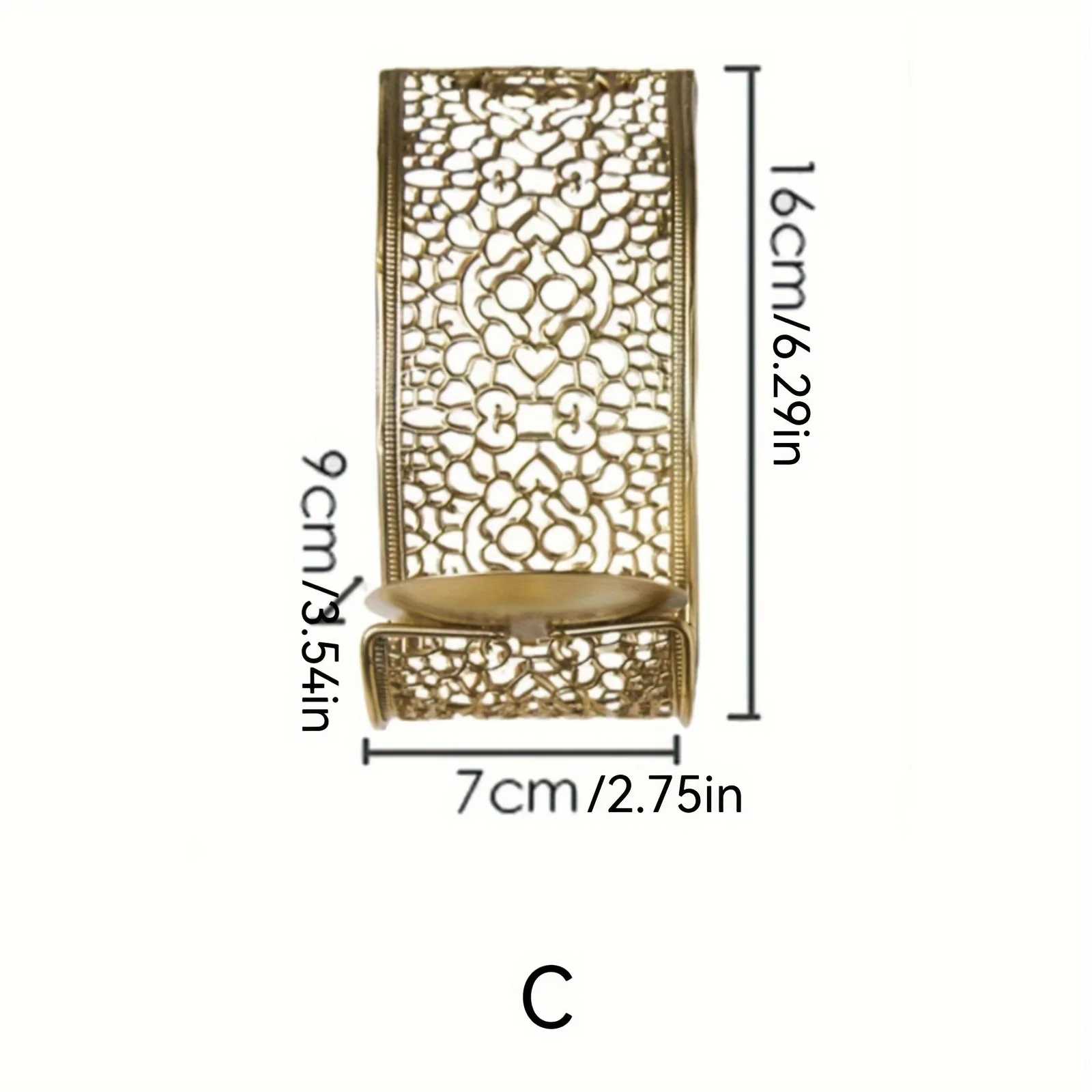 Élégant bougeoir mural – Image 9