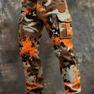 MAISON CLÉMENT PARIS™ | PANTALON CARGO CAMOUFLAGE HOMME TACTIQUE