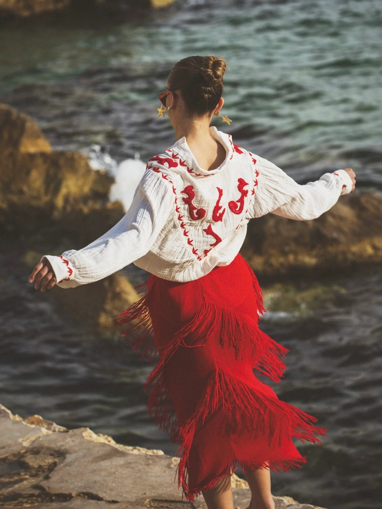 La jupe midi « Frane » - (Collection exclusive) – Image 3