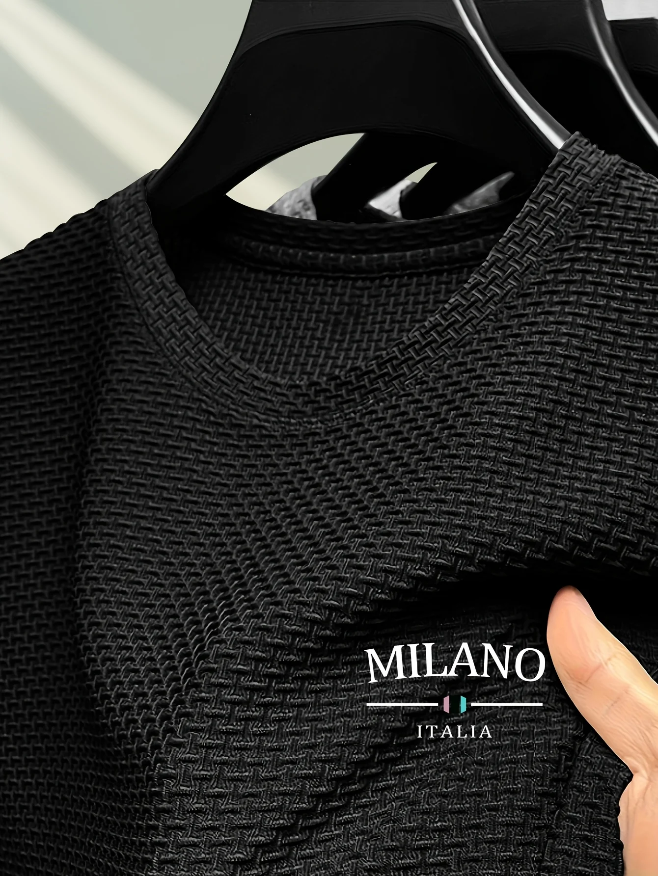 T-shirt à manches courtes et col ras du cou pour homme – Image 7