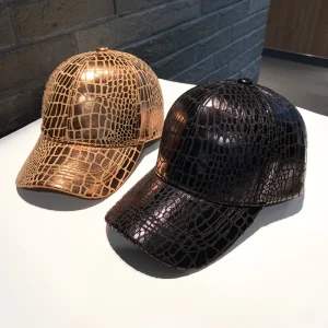 Casquettes de baseball à motif crocodile, unisexes