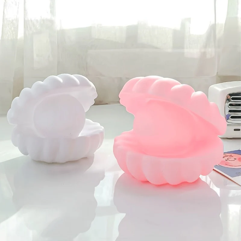 1PCS lampe de chevet décorative en forme de coquillage – Image 9