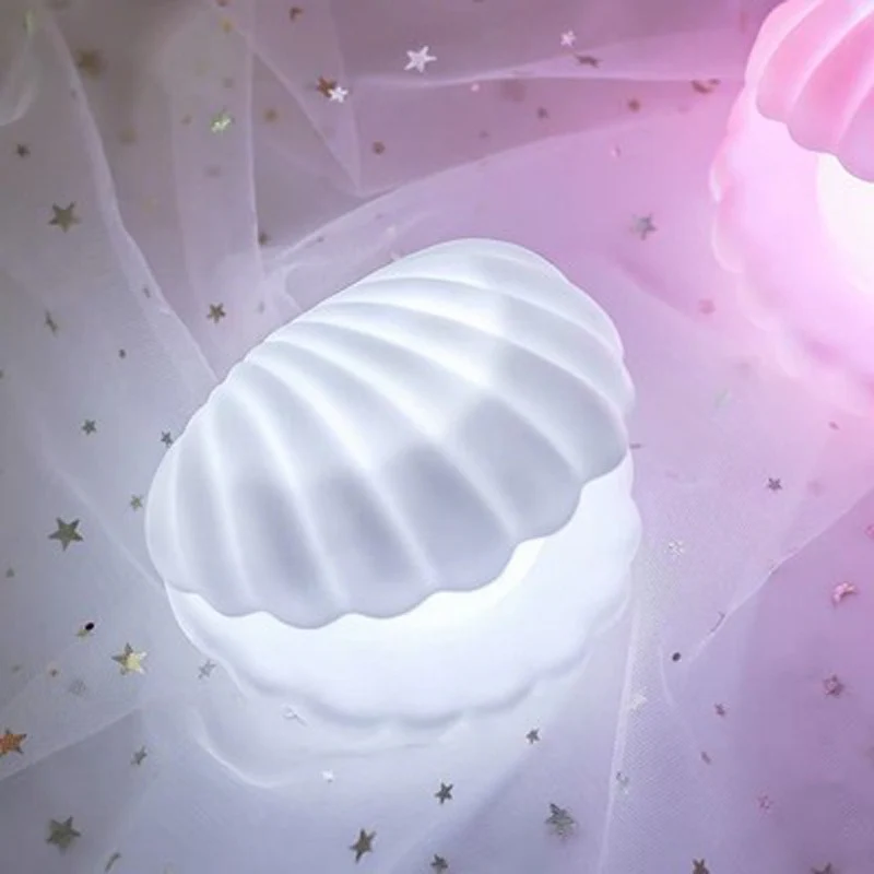 1PCS lampe de chevet décorative en forme de coquillage – Image 8