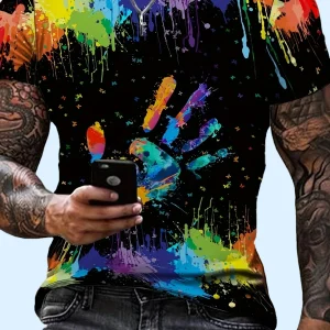 T-shirt graphique pour homme