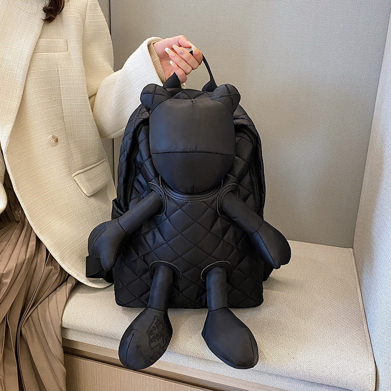 Sac à dos poupée tendance et cool avec motif lapin – Image 3