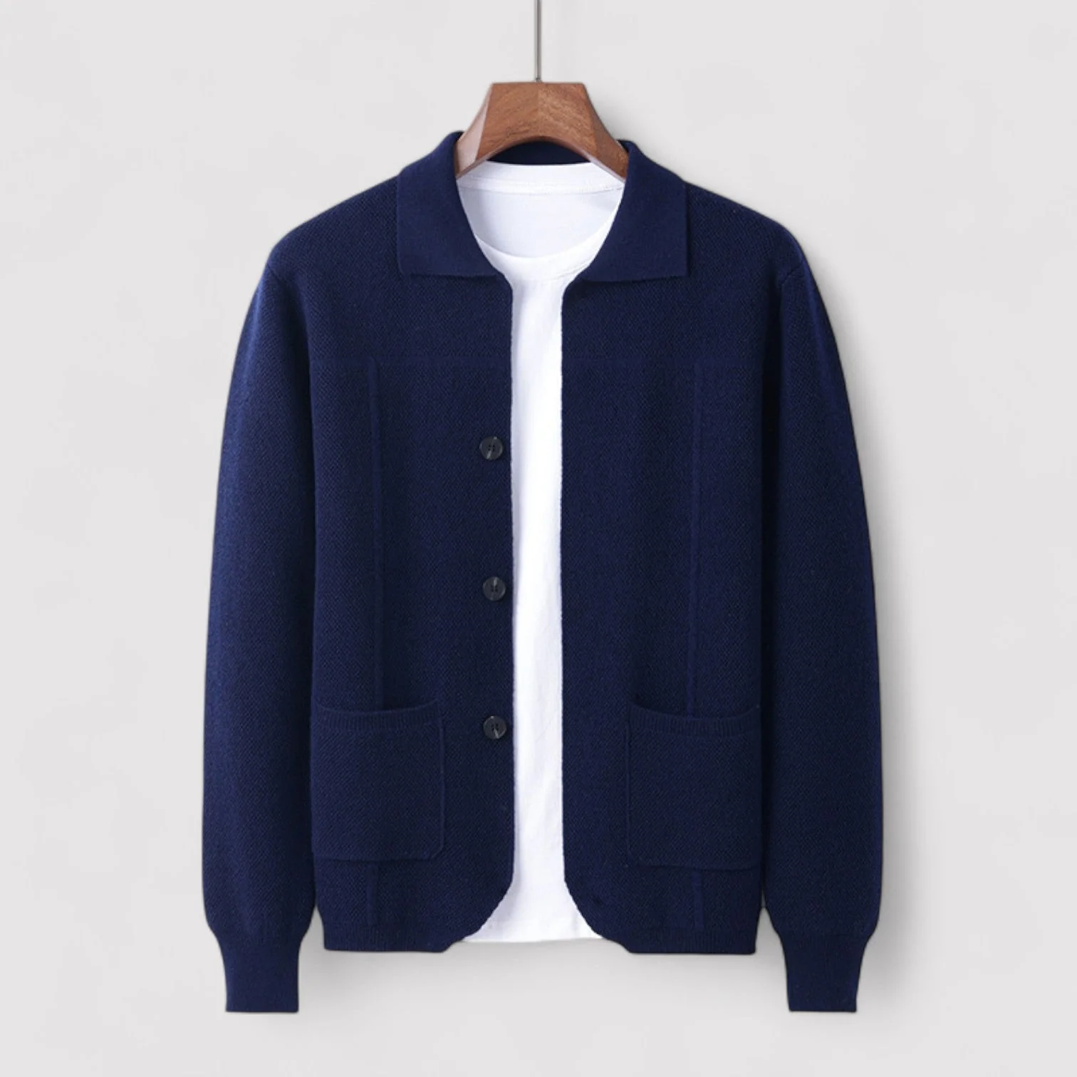 Luciano – Gilet en tricot pour hommes – Style élégant – Image 4