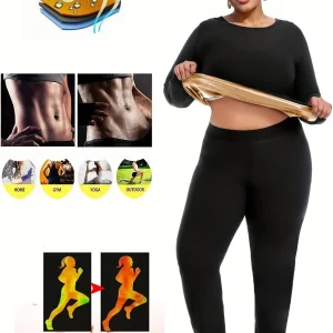 Ensemble de 2 vêtements de sport grande taille pour femme