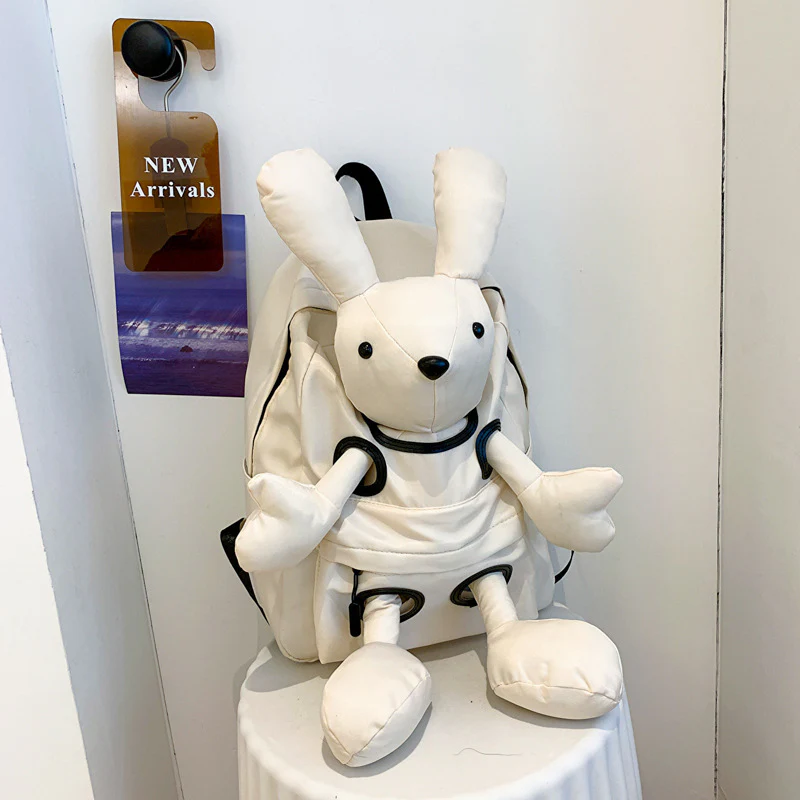 Sac à dos poupée tendance et cool avec motif lapin – Image 9
