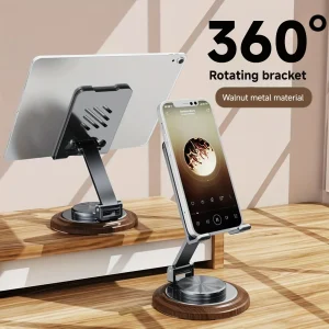 Support de téléphone portable pliable en bois