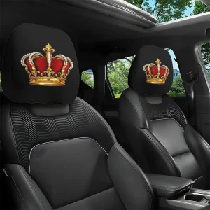 Lot de 2 housses d'appuie-tête de luxe