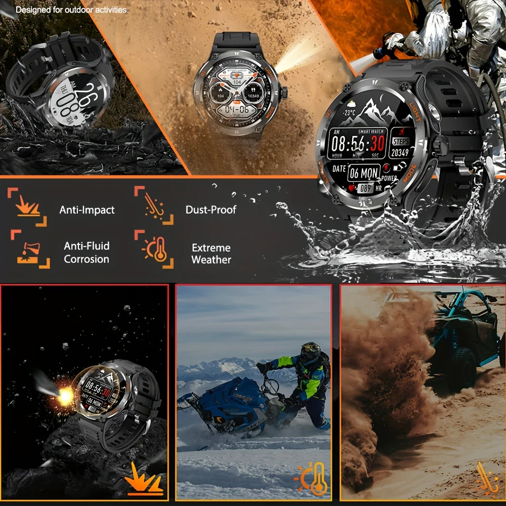 Montre connectée SYNWOO étanche IPX-8 pour hommes – Image 9