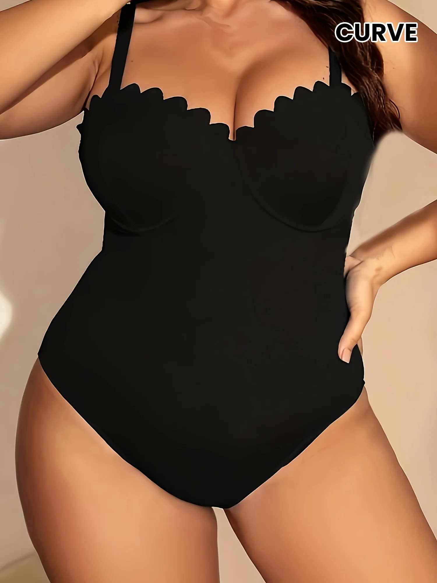 Maillot de bain une pièce grande taille – Image 2