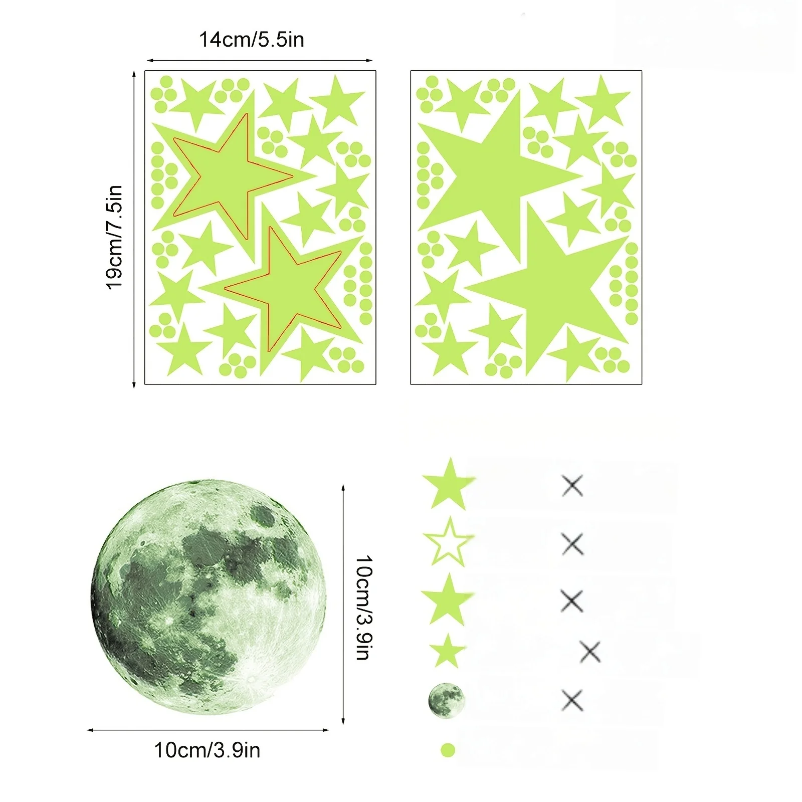 127 autocollants lumineux – Image 5