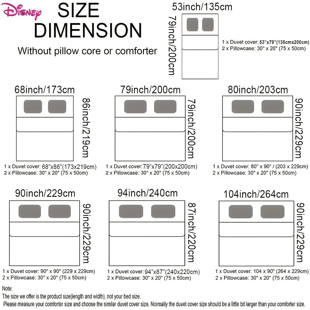 Parure de lit 3 pièces Stitch, motif personnage de dessin animé – Image 5