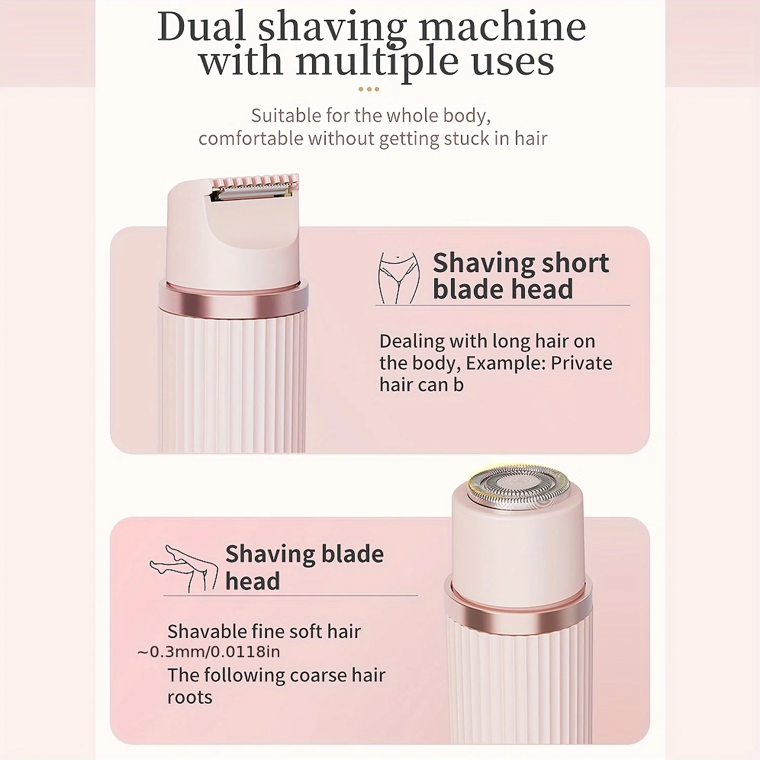 Épilateur électrique 2 en 1 pour usage domestique – Image 9