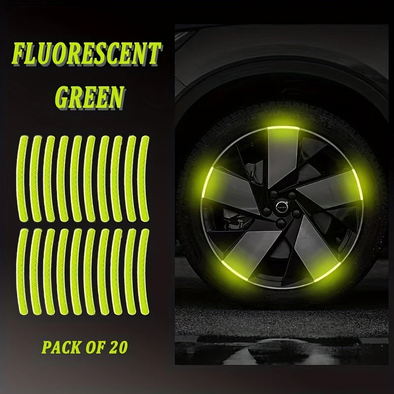 20 autocollants d'avertissement pour roues – Image 8