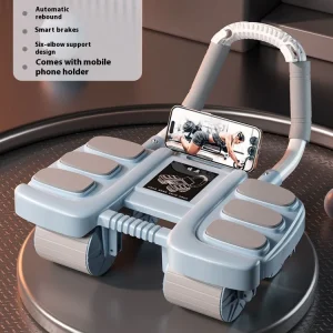 Support de coude à rebond automatique intelligent à quatre roues abdominales
