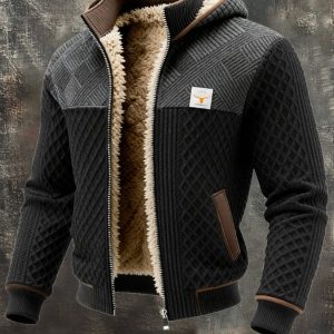 MAISON CLÉMENT PARIS™ | VESTE HOMME MATELASSÉE DOUBLÉE SHERPA