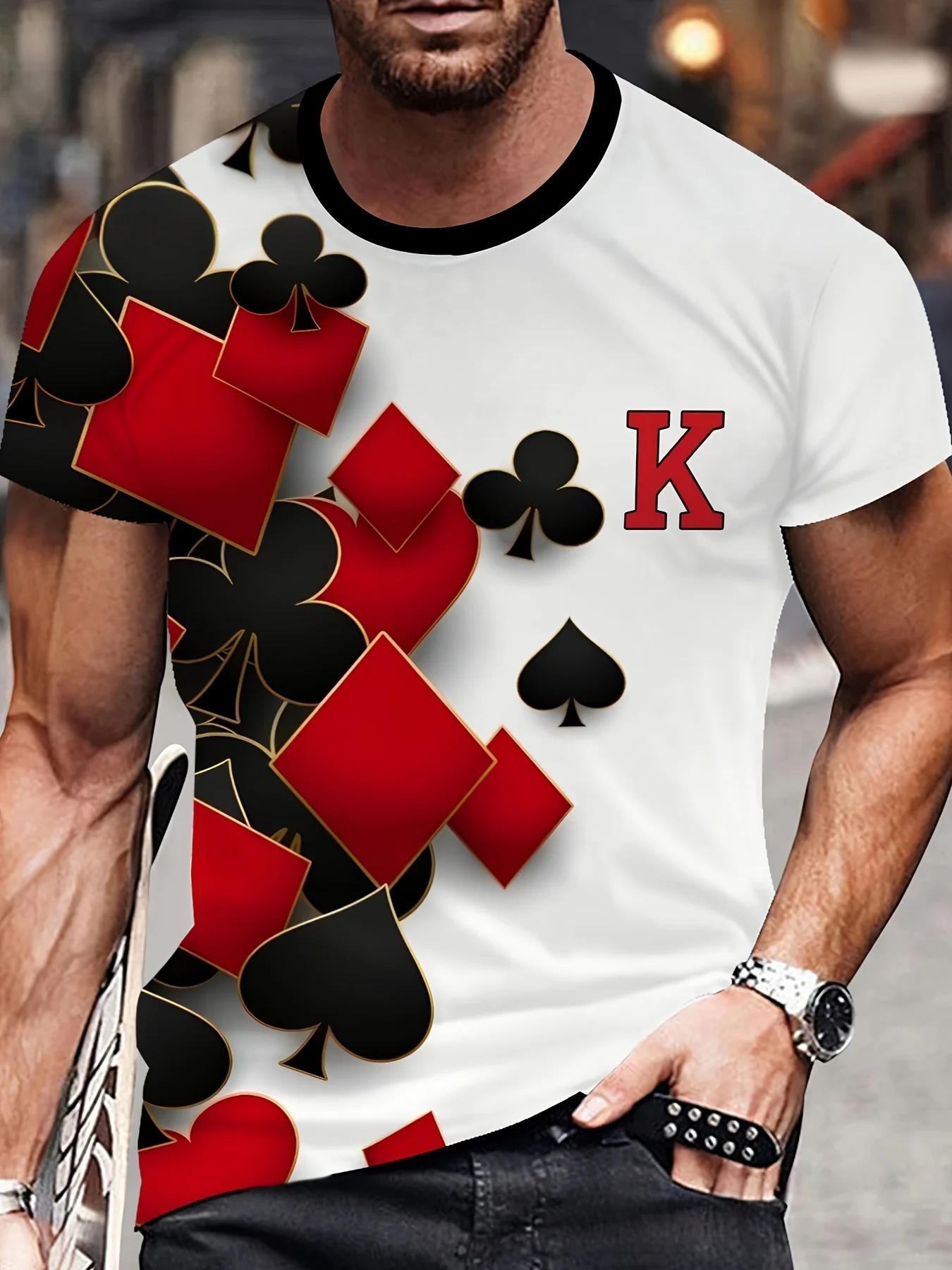 T-shirt fantaisie pour homme