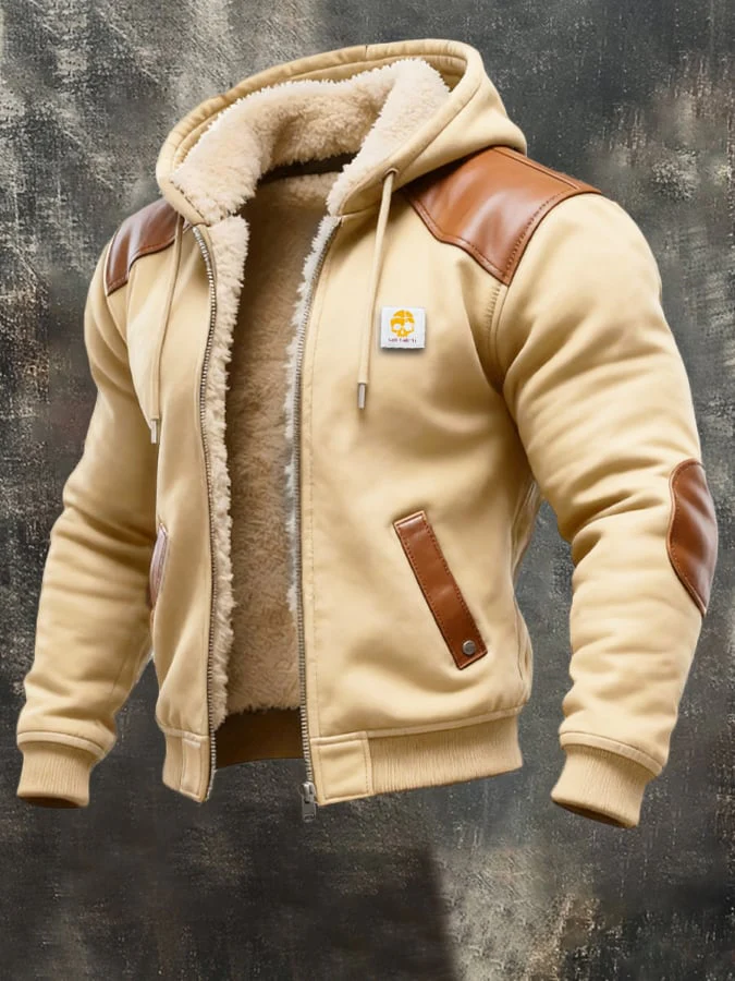 MAISON CLÉMENT PARIS™ | VESTE HOMME EN CUIR AVEC CAPUCHE EN FOURRURE – Image 6