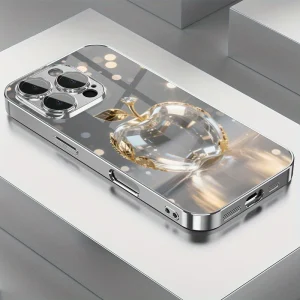 Coque de téléphone en TPU électroplaqué, luxueuse et transparente, IPHONE