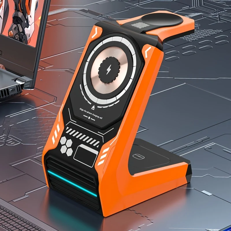 1 Station de charge magnétique sans fil - Support de chargeur sans fil 3 en 1 – Image 4
