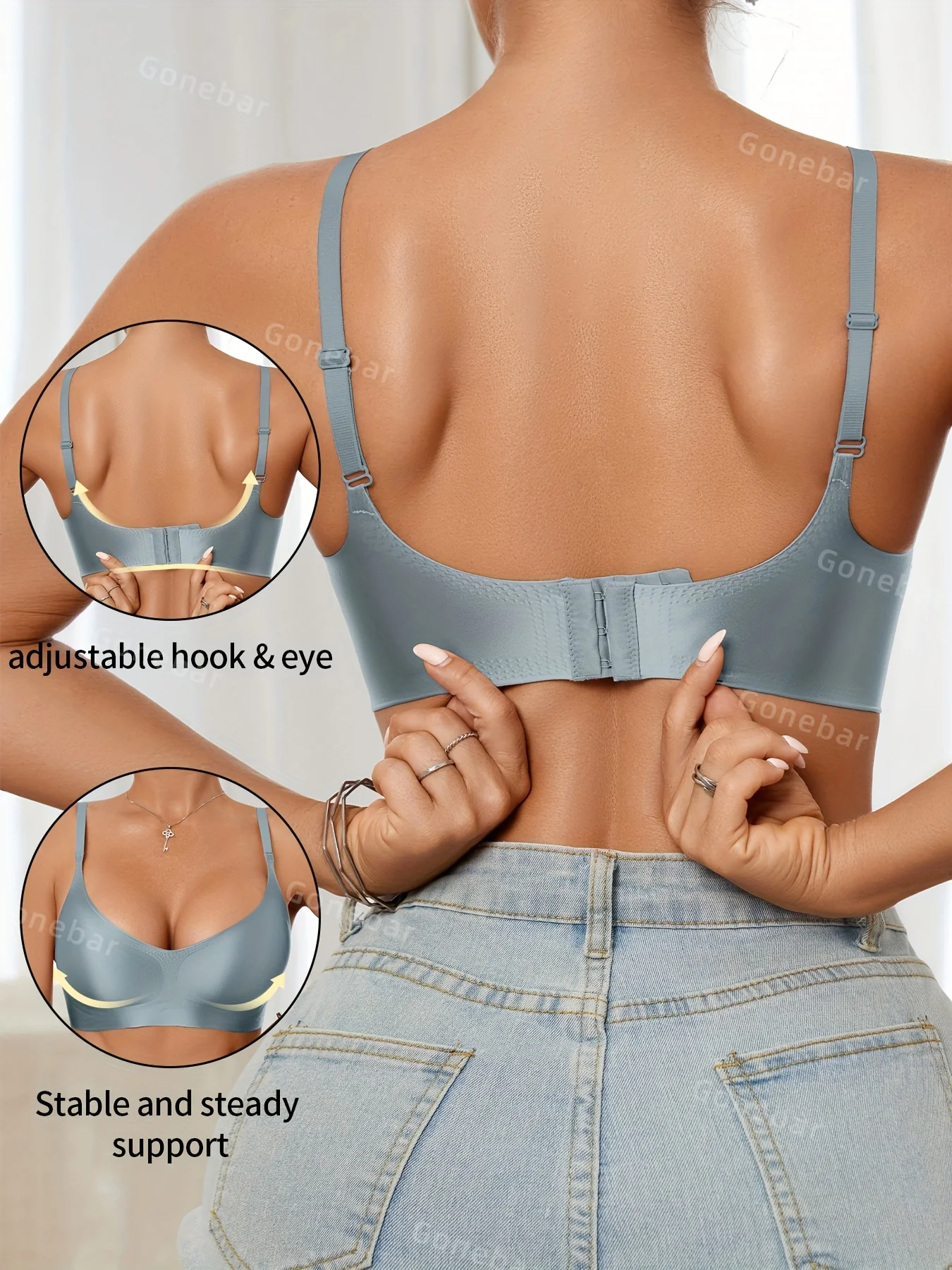 Soutien-gorge sans coutures pour femme (lot de 3) – Image 6