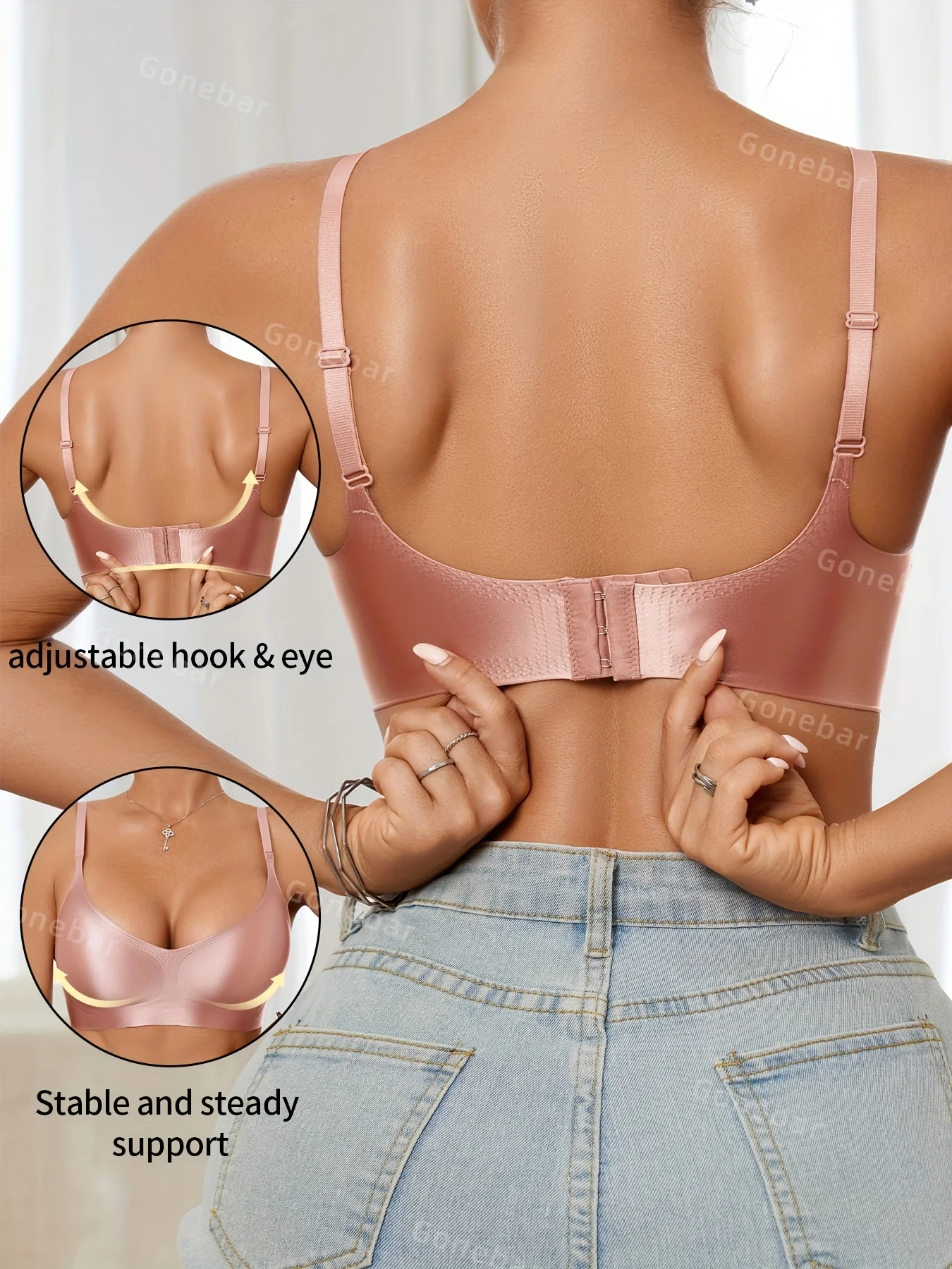 Soutien-gorge sans coutures pour femme (lot de 3) – Image 8