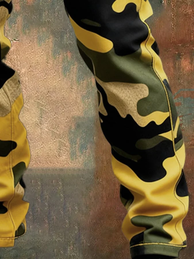 MAISON CLÉMENT PARIS™ | PANTALON CARGO HOMME CAMOUFLAGE TACTIQUE – Image 4