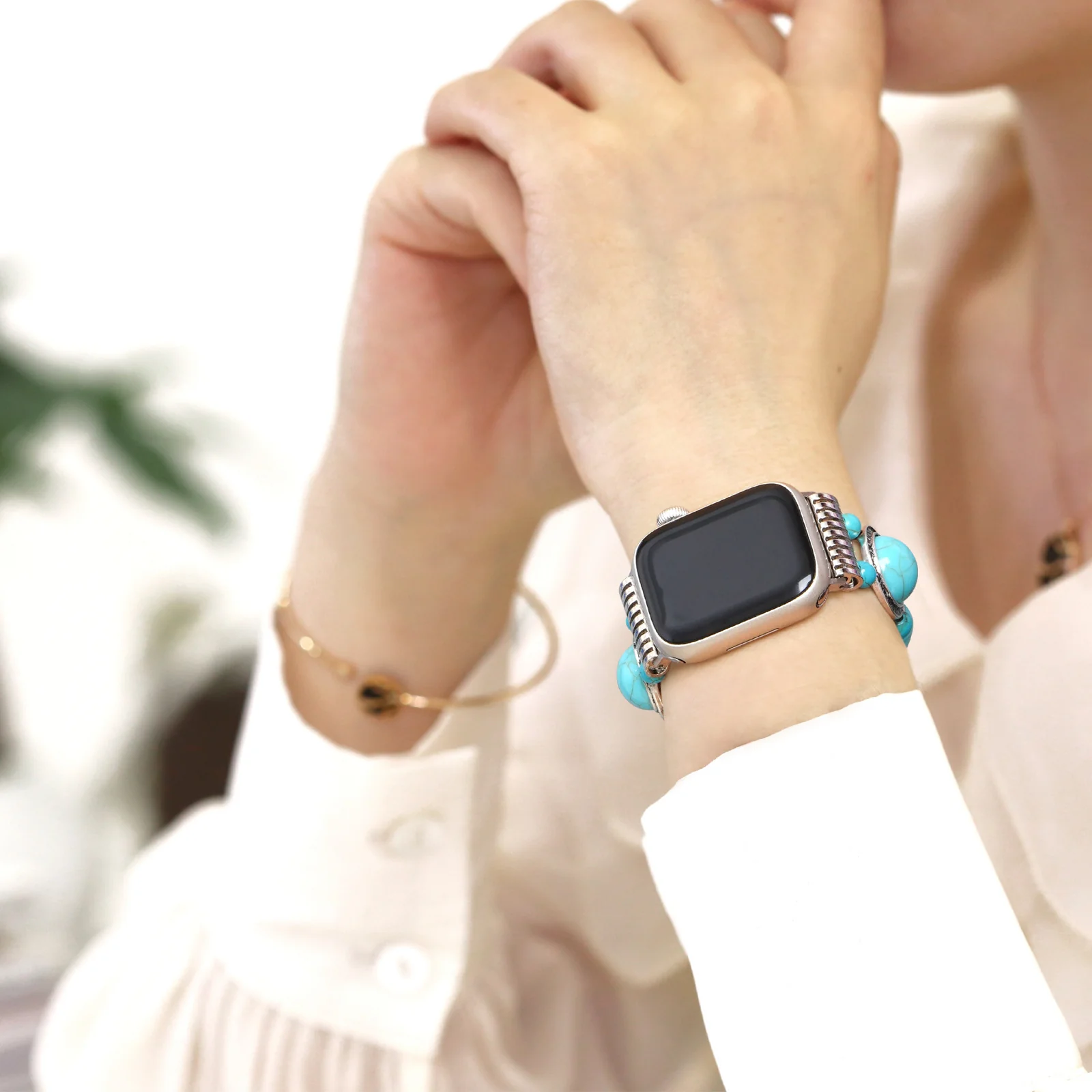 Bracelet de montre turquoise – Image 5