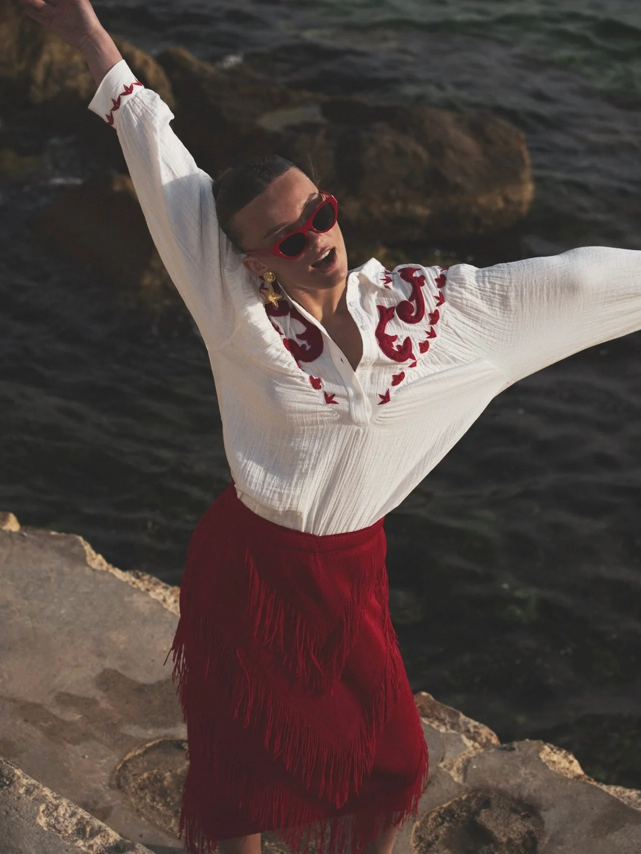 La jupe midi « Frane » - (Collection exclusive) – Image 4