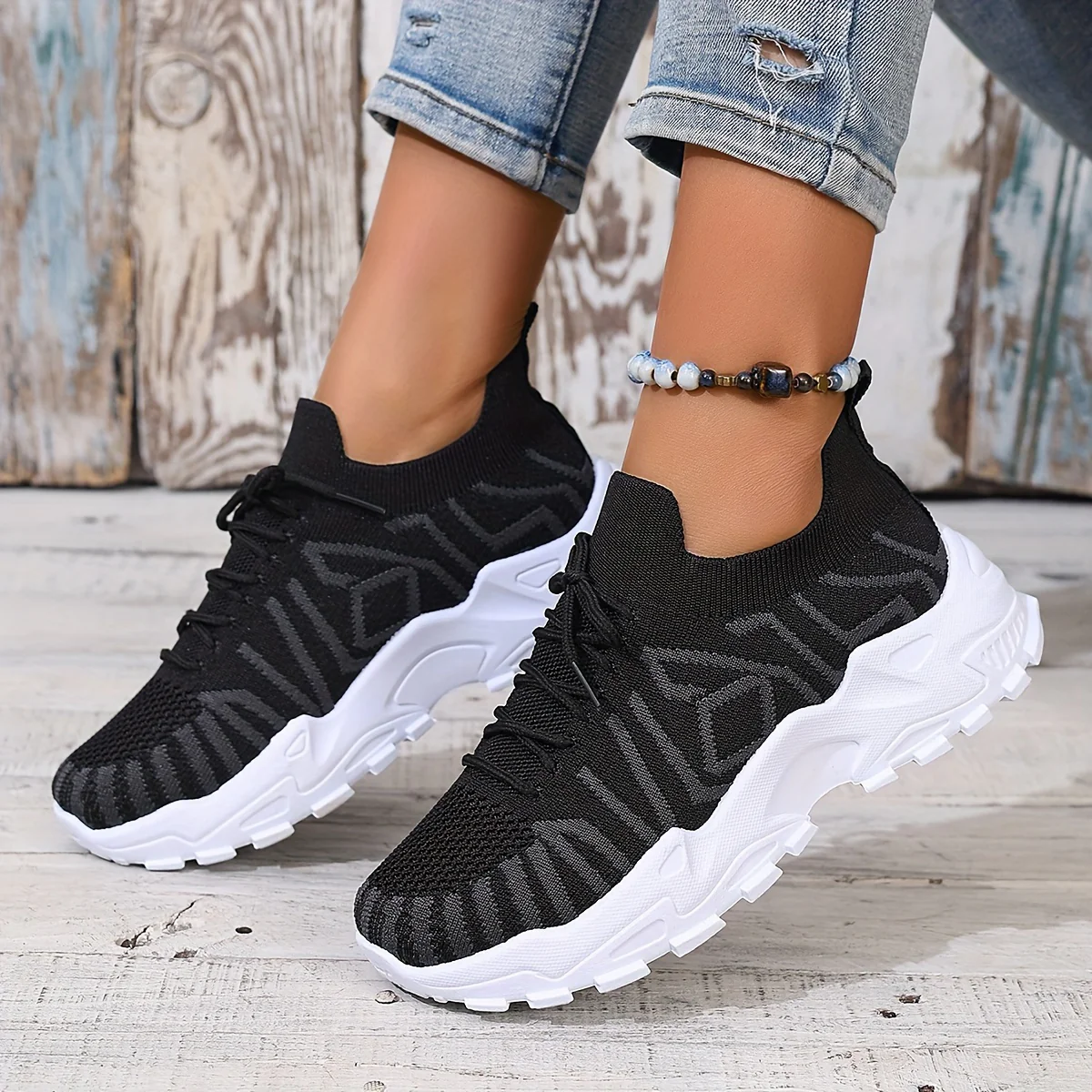 Baskets décontractées à lacets pour femme – Image 4